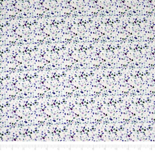 SINGER Purple Party Confetti Cotton Fabric